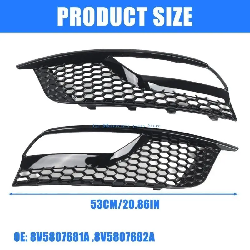 Y9UC مجموعة حماية ضوء موثوقة حماية المصباح العالمي سيارة ضوء الحرس البلاستيك العلوي الحرس 8V5807681A للمركبة