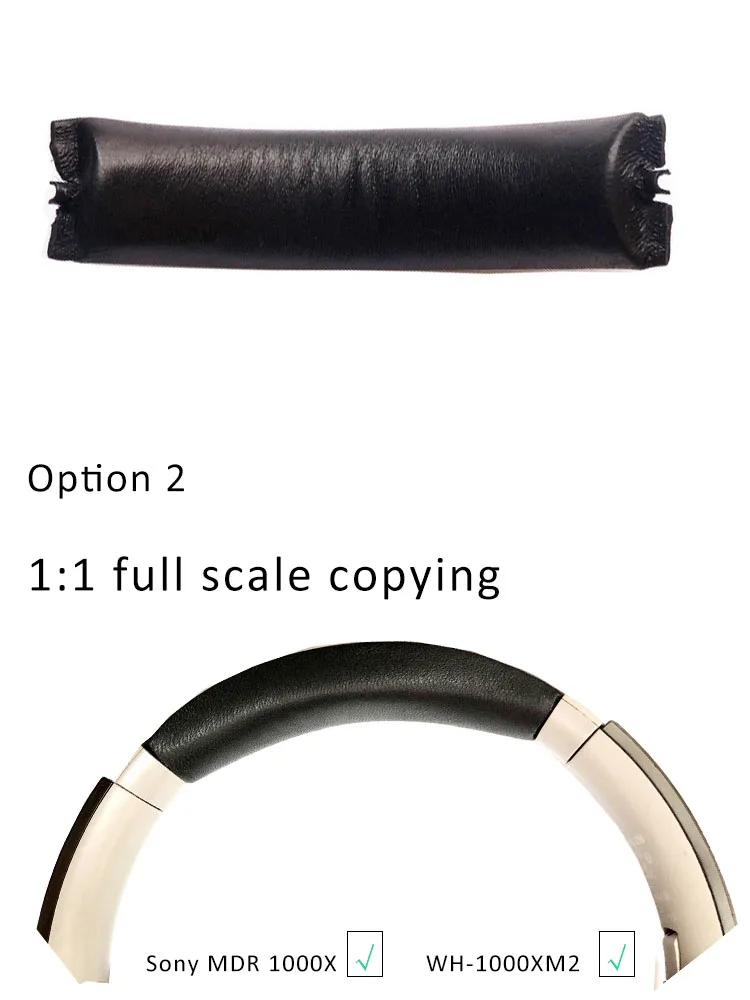Replacement Headband Cushion for Sony WH1000XM2 MDR-1000X Bluetooth Headphone Earpad Leather Pad Protective Accessories