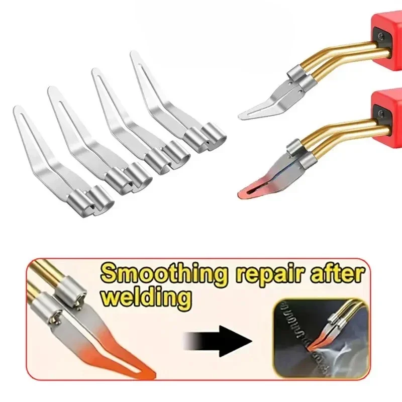 Hot Sell 3Pcs Smooth Head Adjustable Soldering Repair Iron Plastic Smoothing Tip Head 45 Degree Elbow Welder Head for Welding