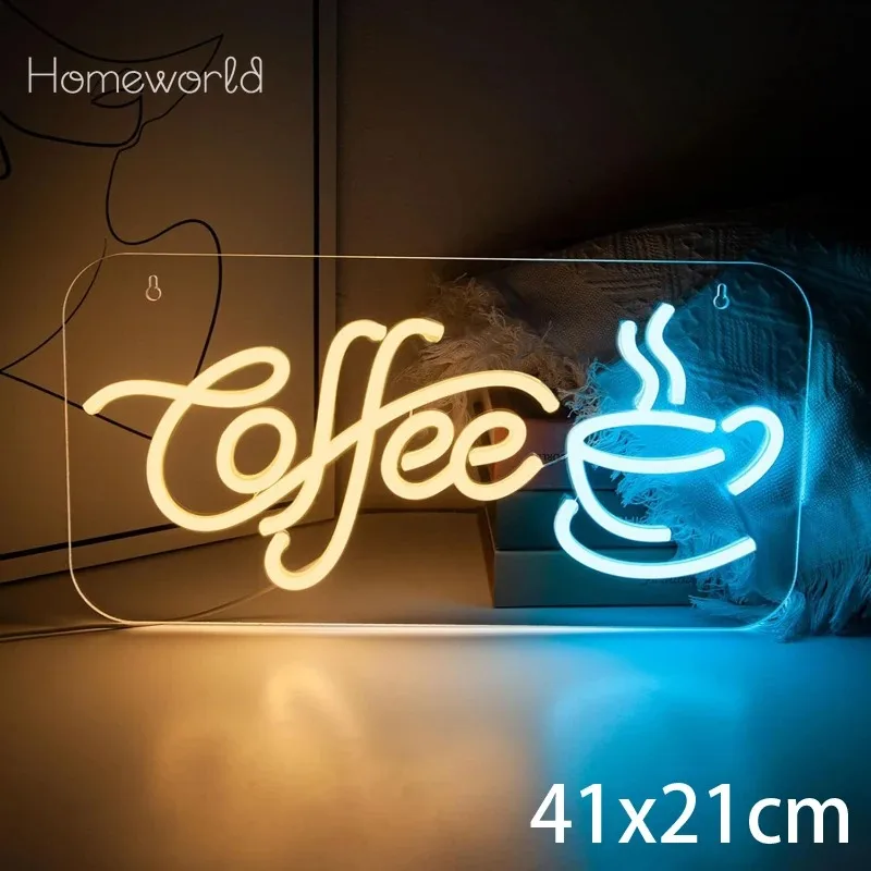 

Coffee Neon Sign LED Neon Light Sign for Coffee Bar Wall Cafe Restaurant Shop Windows Hotel Business Wall Decor