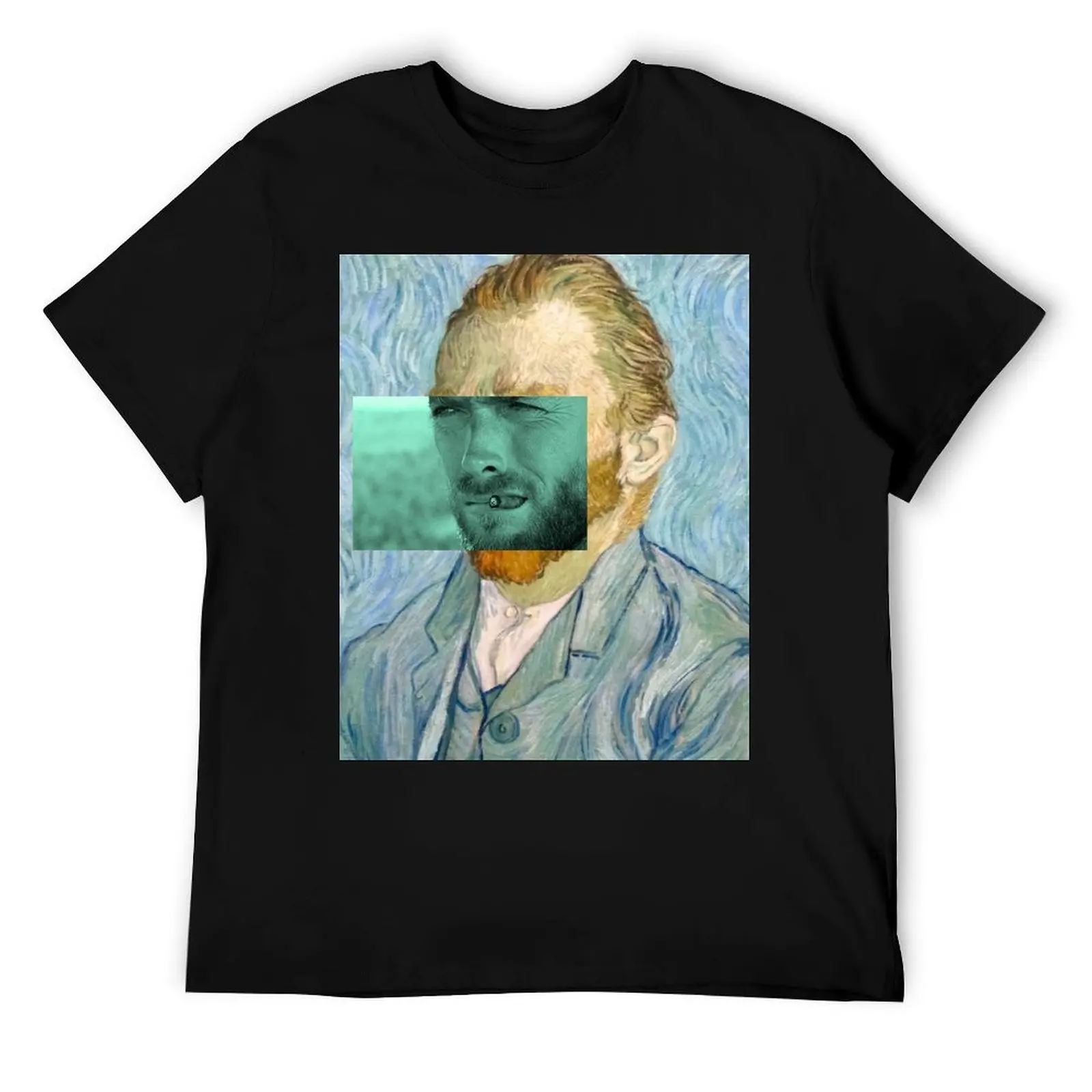 Clint Van Gogh T-Shirt cotton t shirts high quality man t shirts graphic t shirts for man slim fit T-Shirt