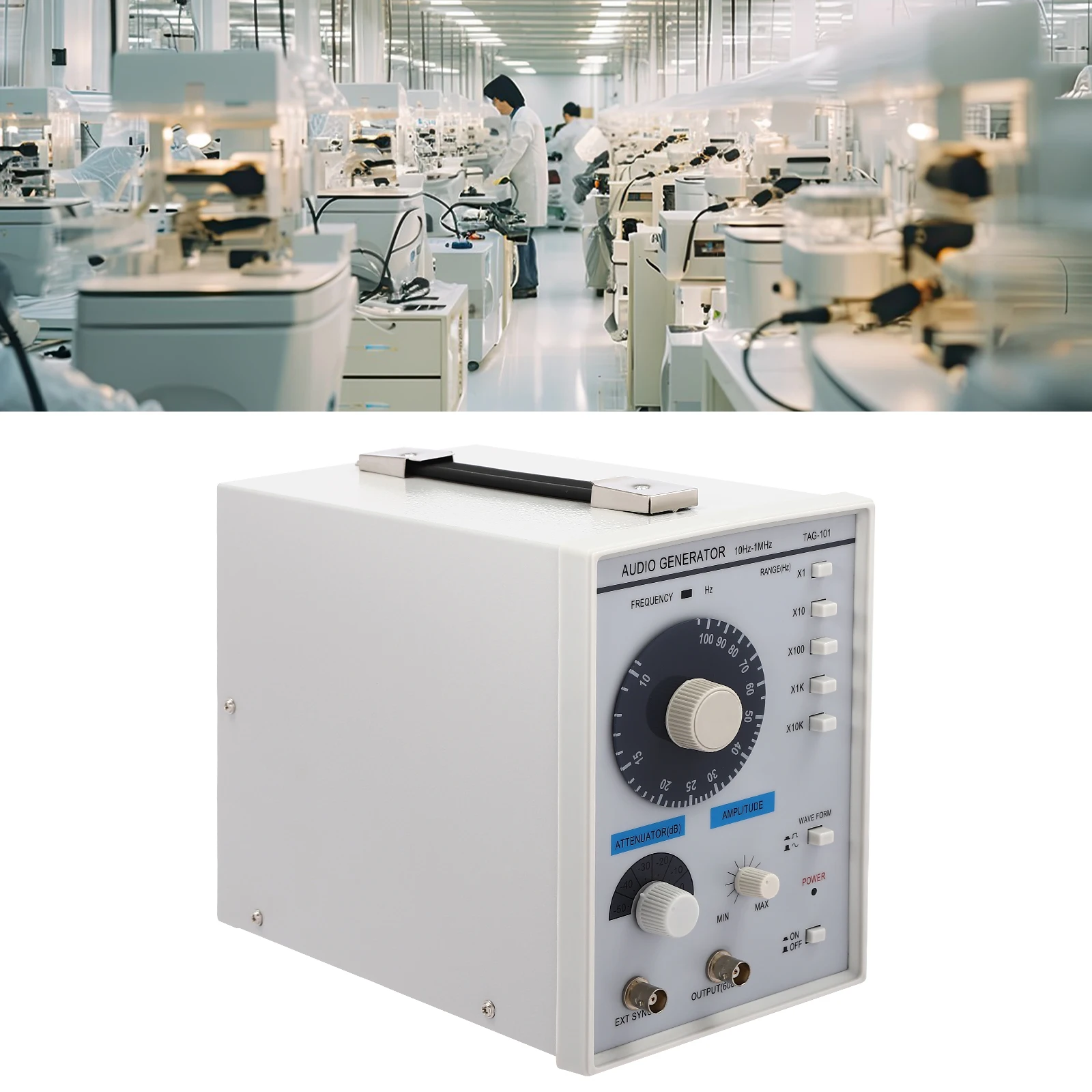 [Professional Signal Generator] Upgraded Low-Frequency Signal Generator - Metal For Electronic Testing - High Precision Durable