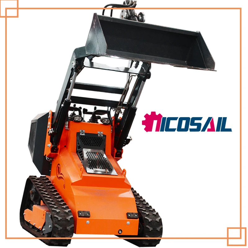

Hot selling new hydraulic mini skid steer loader with engine, earth moving machinery EPA certification
