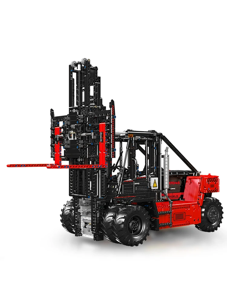 Mould King 17044 17045 Technischer Truck Baukasten Ferngesteuertes Schwerlast-Gabelstapler-Modell RC Auto-Modell Kinder Weihnachtsgeschenk