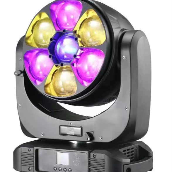 In the latest fashionShaking dye lamp 7x60w RGBW  Headlight Stage Lighting