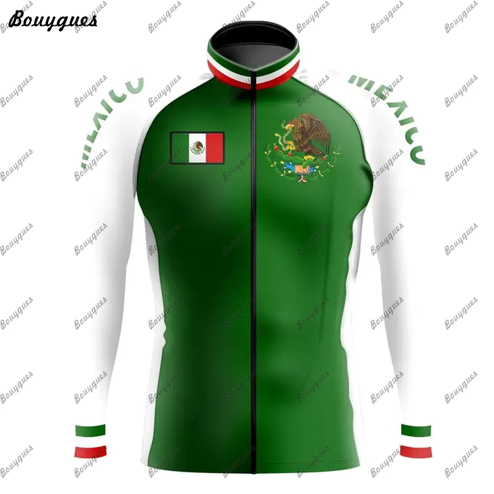 2023 New Team Cycling Jersey Set Long Sleeve Mountain Bike Cycling Clothing Breathable MTB Bicycle Clothes Wear for Mans