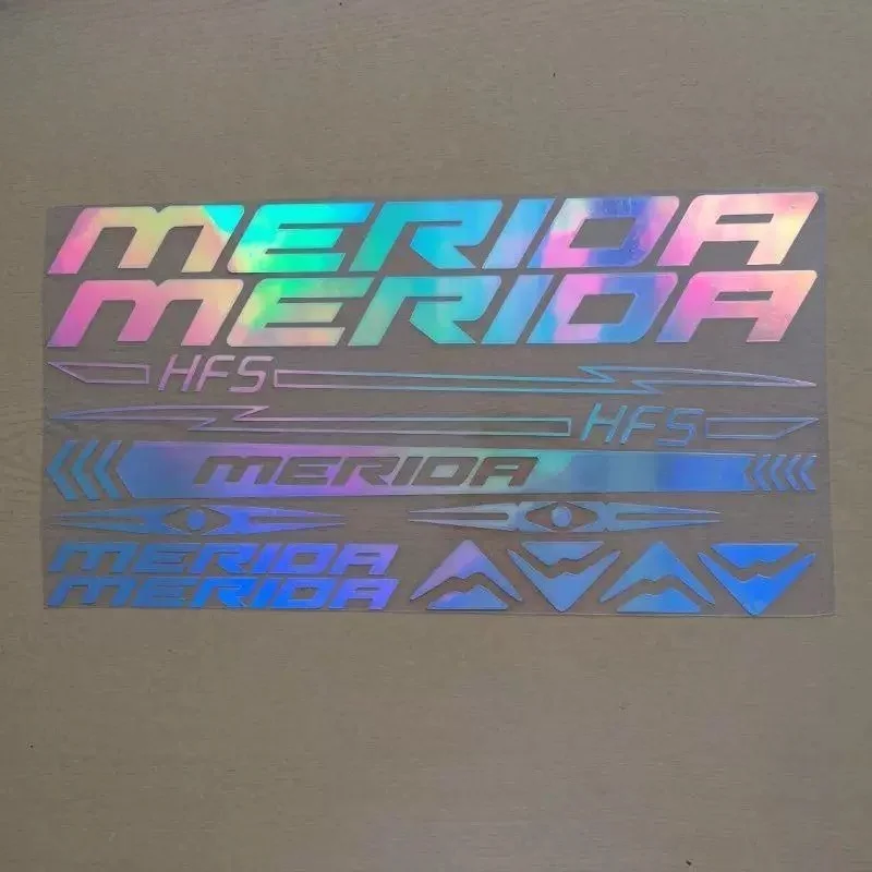 1 Set of New MERIOA Bicycle Reflective Sunscreen Hollow Stickers