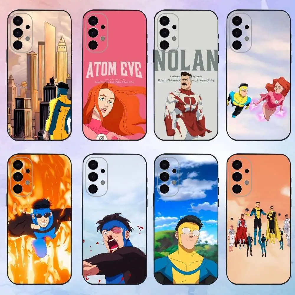 

I-Invincible Season 2 Atom Eve Phone Case For Samsung S25,S24,S21,S22,S23,S30,Ultra,S20,Plus,Fe,Lite,Note,10,9,5G Black Cover