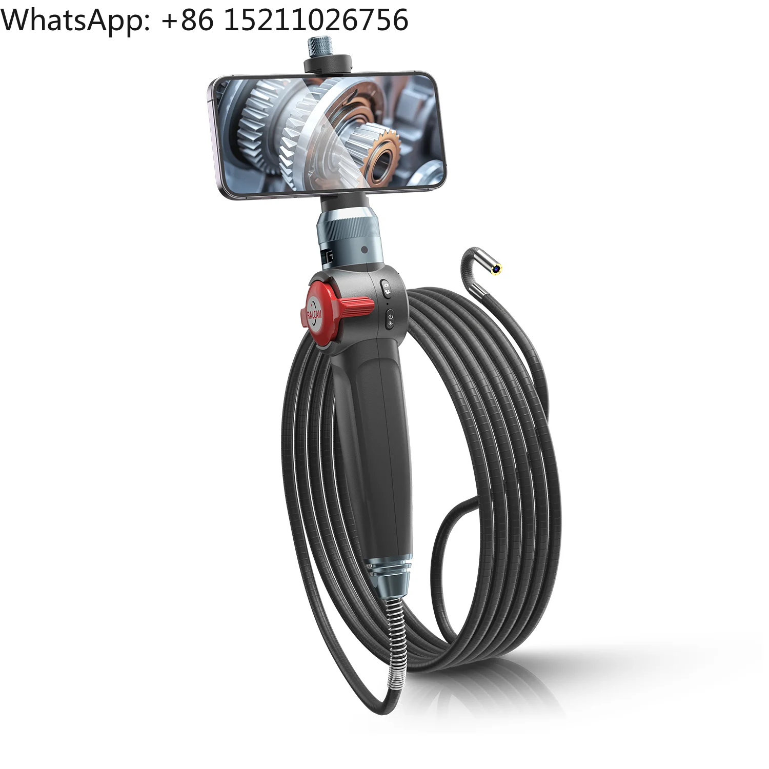 Hot Sell Wholesale Android IOS 6.2mm 2 Way 180 Degree 1MP Steering Borescope Usb Endoscope OEM Vehicle Detection