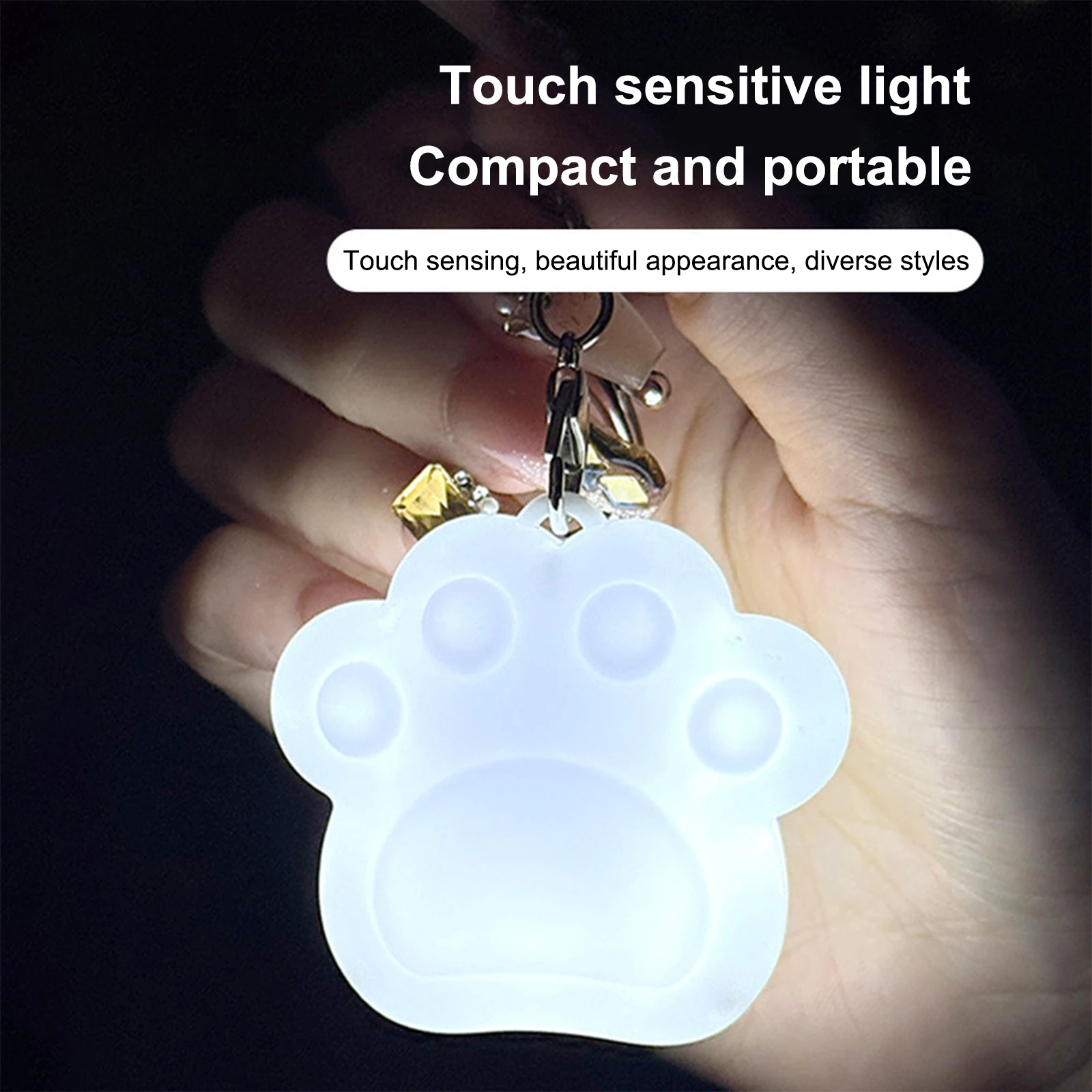 2/4pcs Handbag Light Rechargeable Hanging Night Light Accessories for Women Girls Backpack Handbags