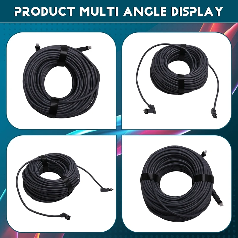 ELECT-Rectangular Satellite Replacement Cable 1000Mbps Multifunctional For Starlink Rectangular Satellite V2