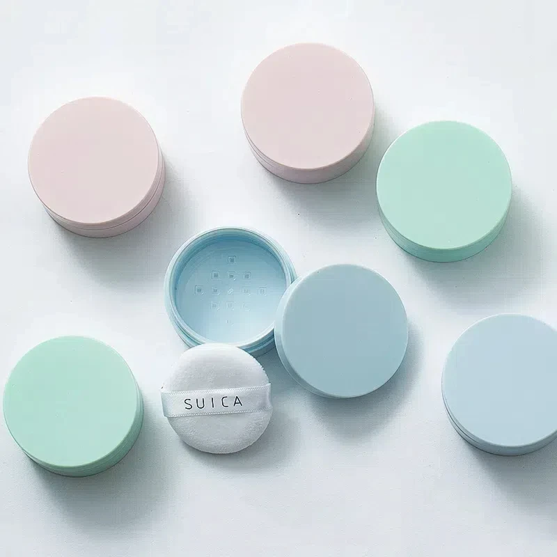 5g Macaroon Loose Powder Case Loose Powder Setting Powder Honey Powder Dispenser Toner Empty Case Mini Powder Puff Powder Case