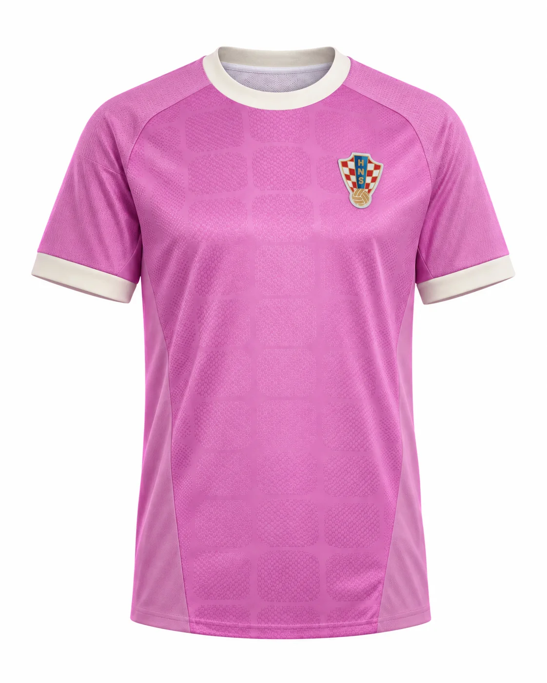 Kroatien 26-27 Heim-Fußballtrikot Rot-Weiß Kariert für Herren Kurzarm Rundhals Fußball-Trainings- und Freizeitkleidung – Detail 3