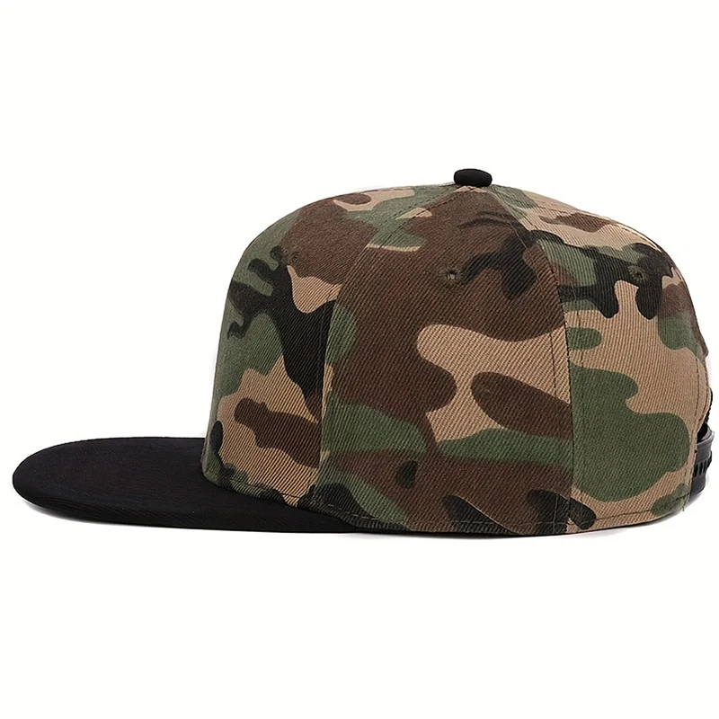 Unisex Light Plate Camouflage Hip-hop Hats Spring Autumn Outdoor Adjustable Casual Baseball Caps Sunscreen Hat