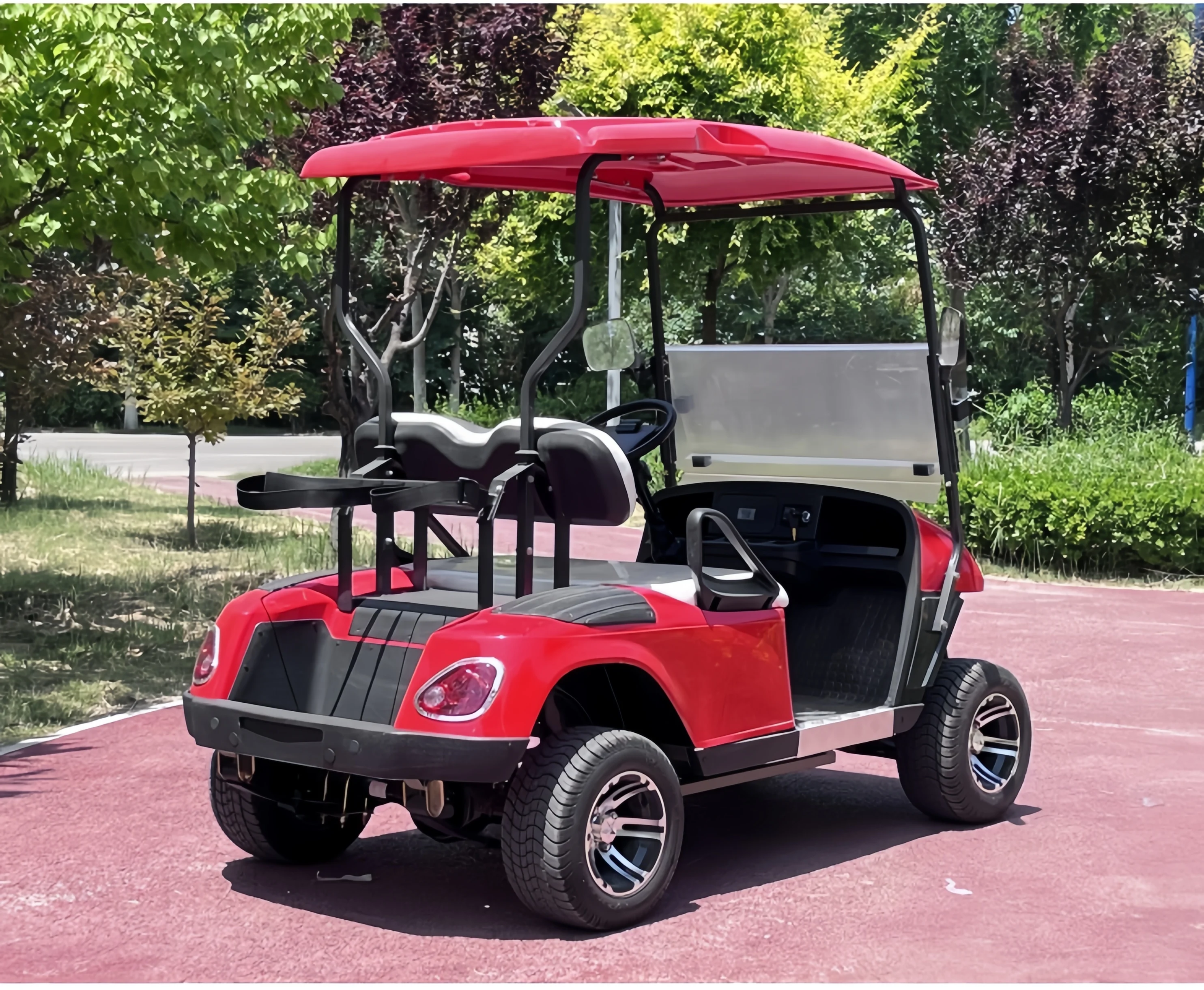 China Factory Price Zone Electric 6 Seater Street Legal off Road Golf Cart Golf Buggy Club Car Electric for Sale