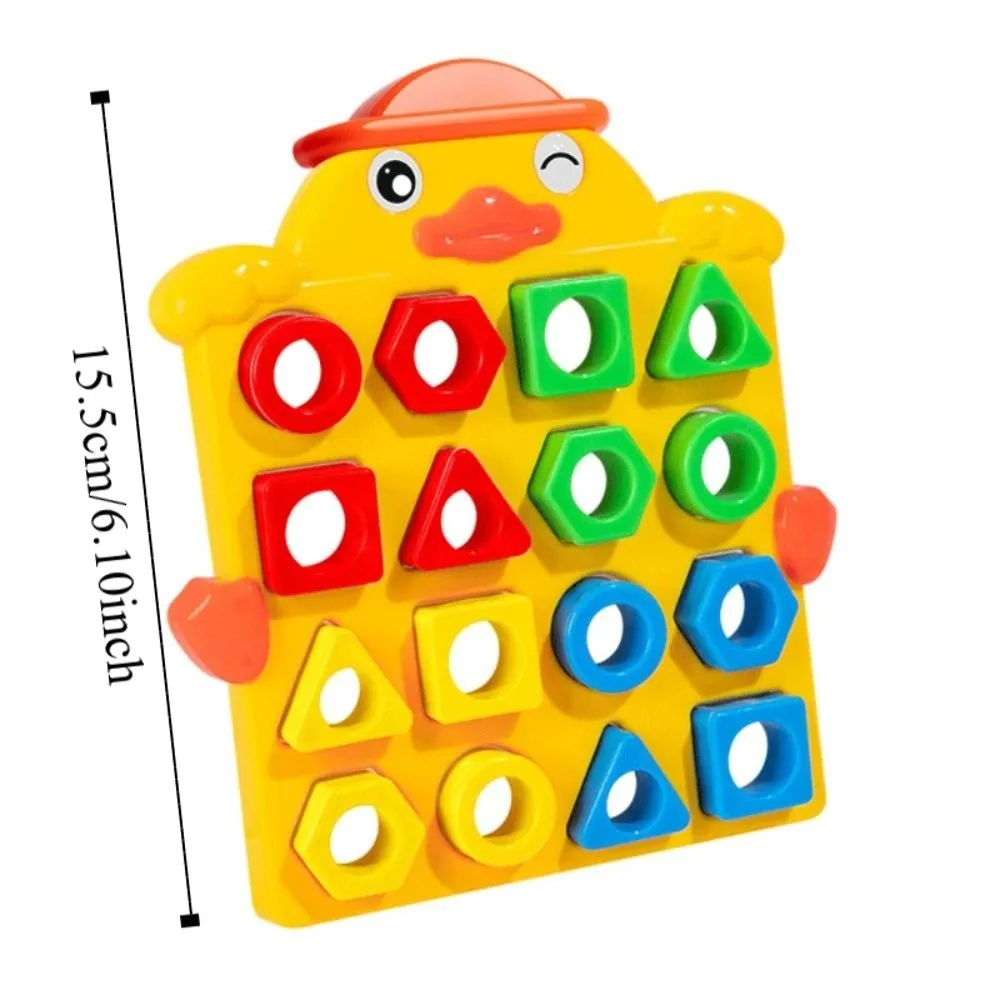 Papan Puzzle Bentuk Geometri Mainan Pencocokan Pola Kognitif Interaktif Permainan Papan Pencocokan Bentuk Tantangan Montessori