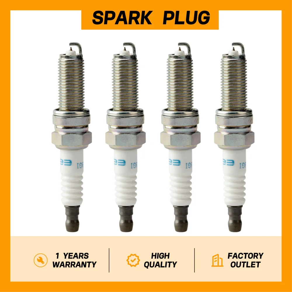 

4pcs Iridium Spark Plugs 22401 KA450 For Ford Territory Equator Haval H6 Hyundai Custo Kia Sportage LKR8GI-8 Car Accessories