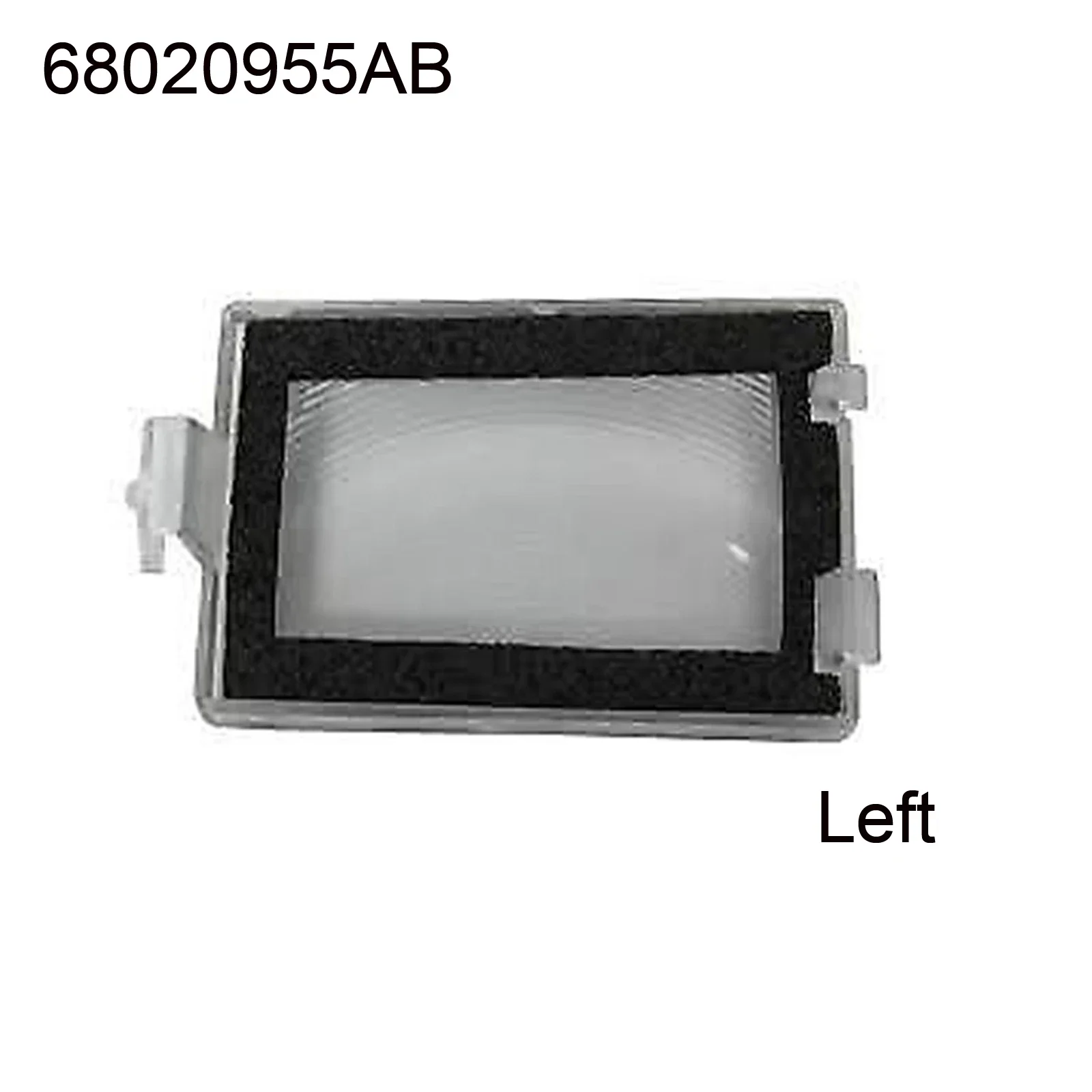 Direct Replacement License Plate Light Lens for Jeep For Grand For Cherokee 2005 2010 Perfect Fit Easy Installation