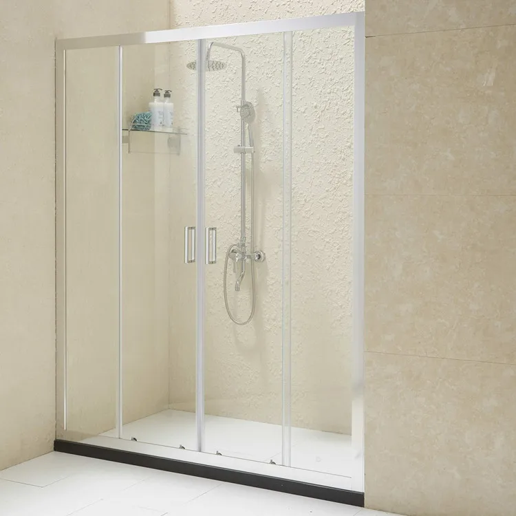 for Shower Shower Enclosure Sliding Bathroom Corner Aluminum Shower Room Glass Graphic Design Square Modern ABS Hotel 2 Years