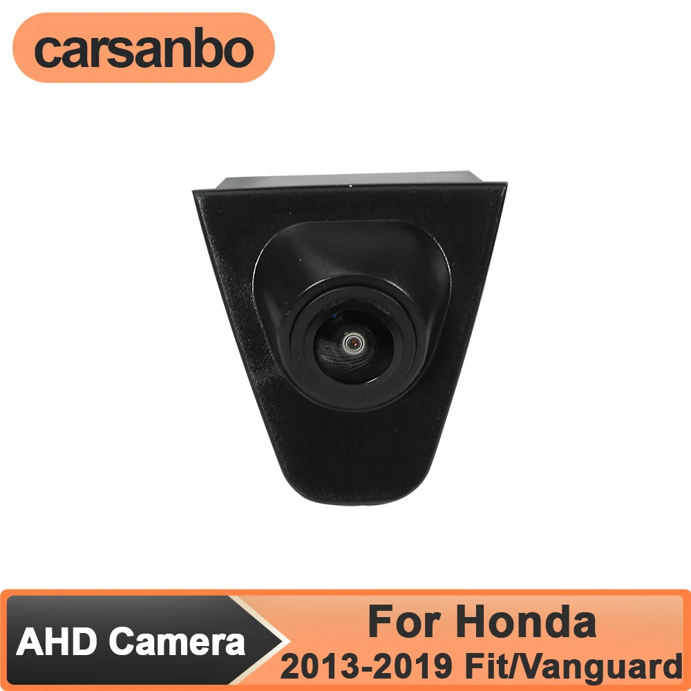 

Carsanbo AHD 1080P 150° Car Front View Camera for Honda 2013/2014/2015/2016/2017/2018/2019 Fit/Vanguard Night Vision Waterproof
