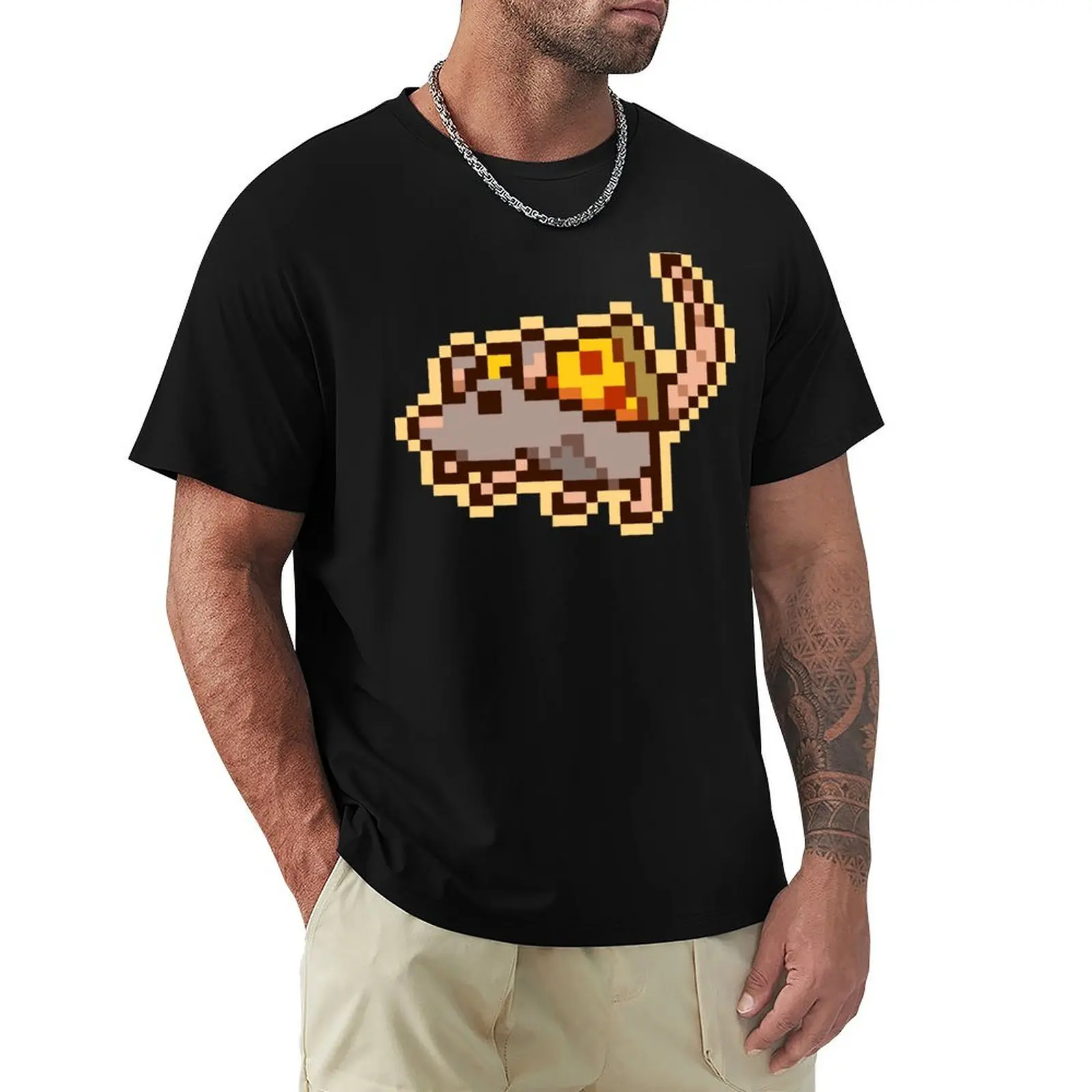 

Pizza Rat Pixel T-Shirt vintage t shirts summer shirt vintage anime shirt mens t shirts