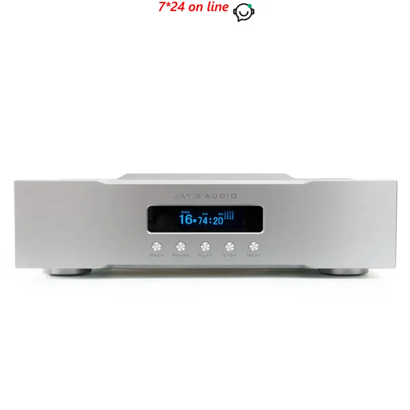 Jay's Audio CDP-2 CDM4 R2R Décodage Lecteur CD combiné AES/EBU, RCA, BNC, HD-I2S 115/230V