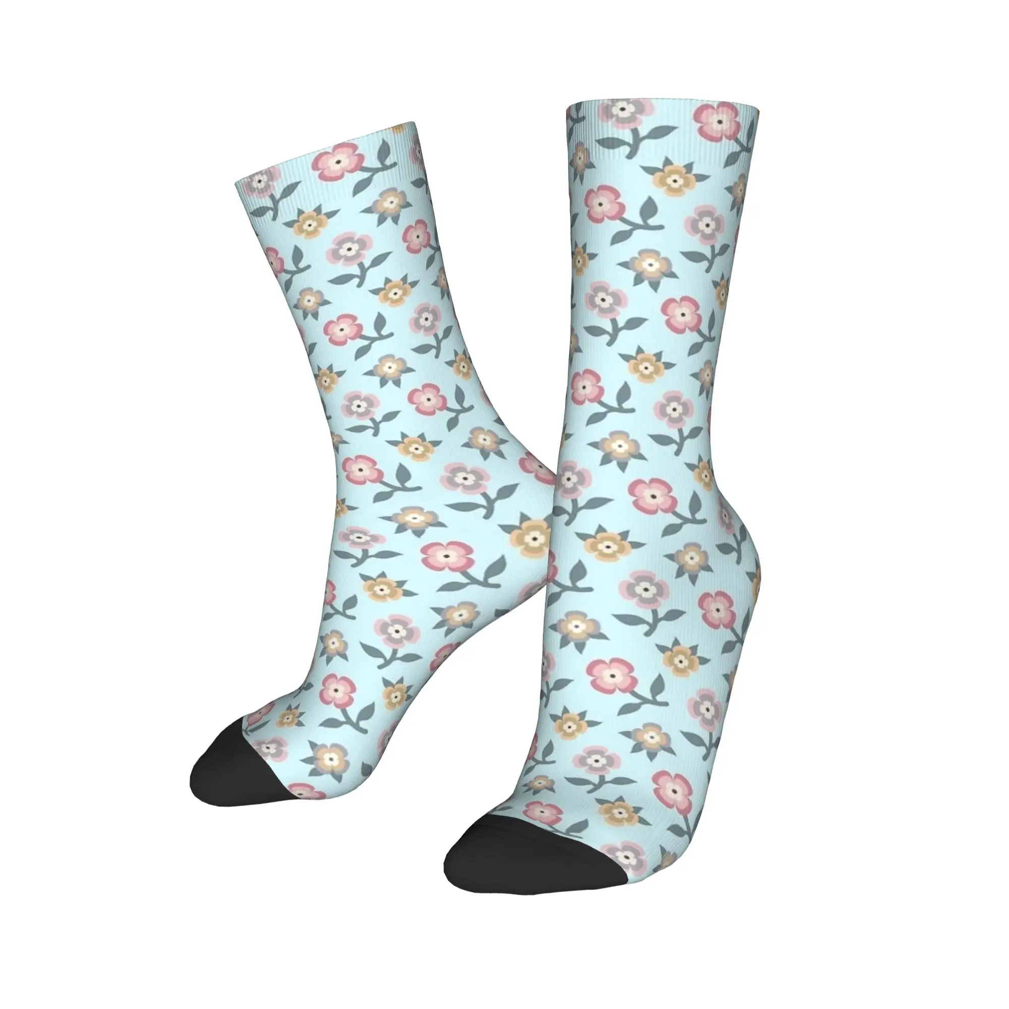 Flower Power Flowers Stockings  Design Funny Socks Autumn Anti Slip Socks Men Outdoor Sports Soft Breathable Socks