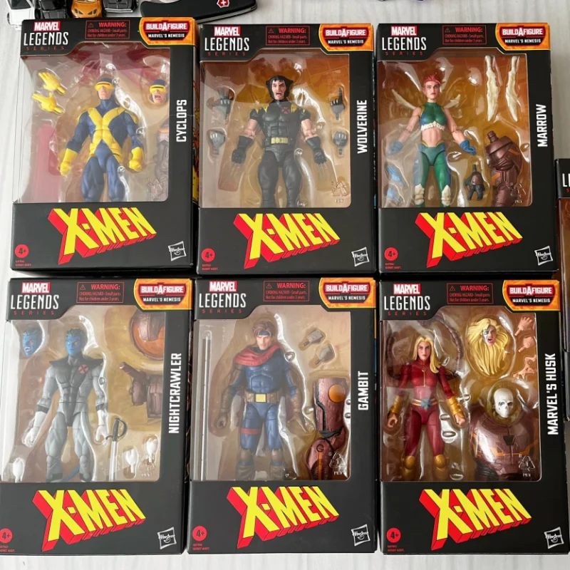 

Набор Marvel Legends Series X-Men Nemesis: фигурки Волюна, Гамбит, Марроу, 6-дюймовые коллекционные модели, подарок на день рождения, игрушки, коллекционные предметы