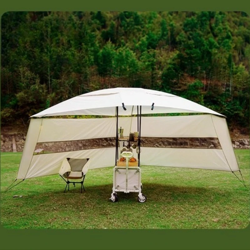

Outdoor camping windshield sunshade picnic barbecue enclosure multi-function portable sunshade screen
