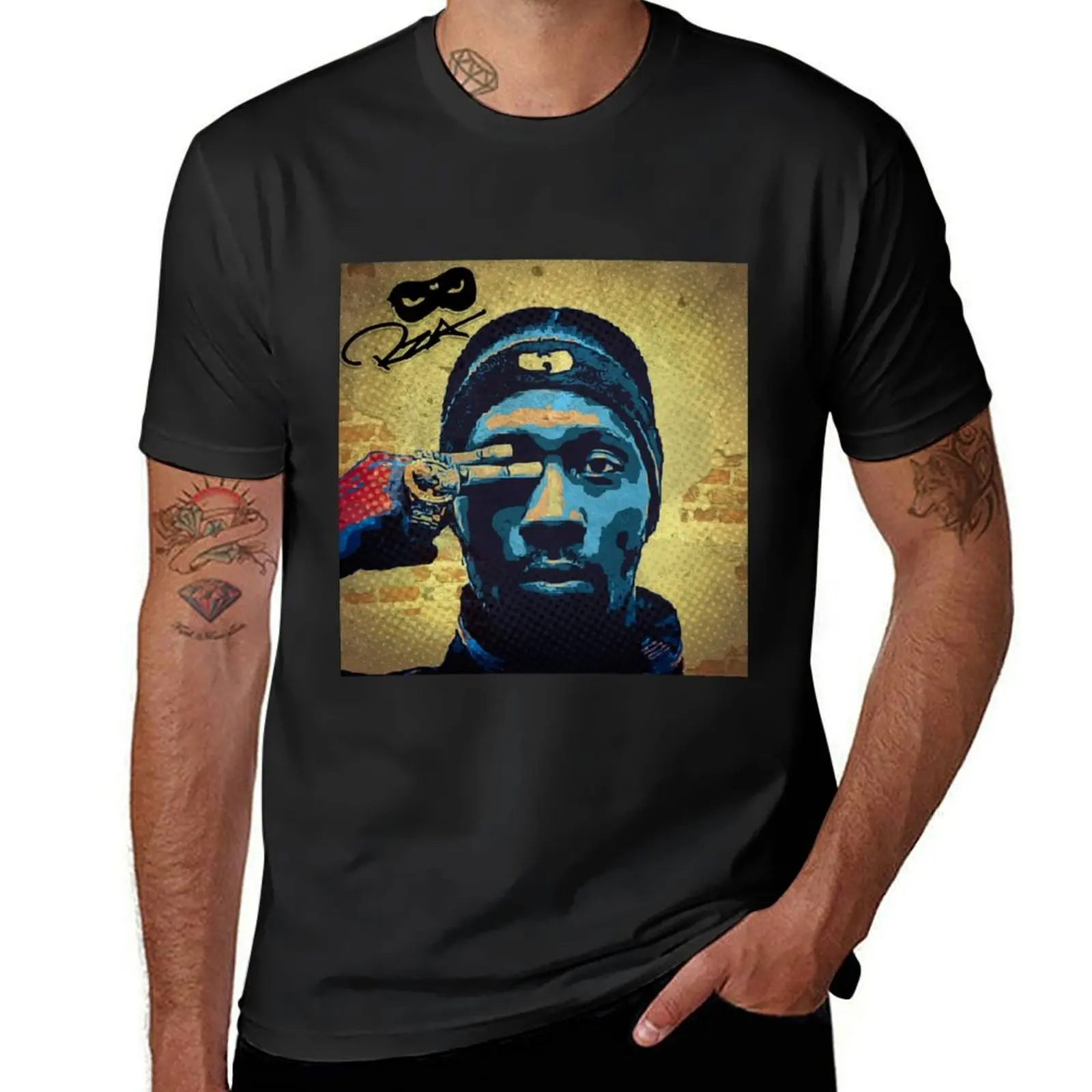 

Pop art Rza T-Shirt summer top oversized tops T-shirt men
