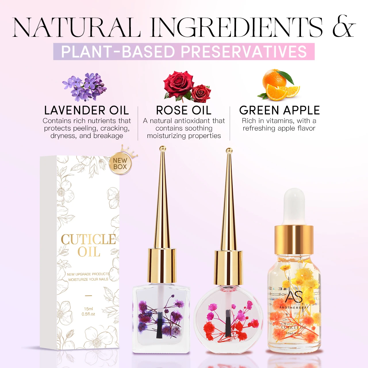 كما شعار مخصص 15 مللي زهور الفاواكه زيت البشرة مرطب الأظافر والبشرة للبشرة الجافة والأظافر الرقيقة زيت تغذية الأظافر