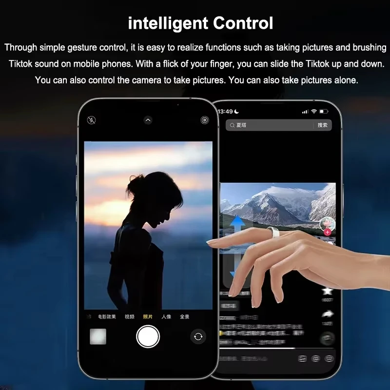 LAXASFIT 2025 Cincin Pintar SR08 Baru dengan Tampilan LED, Pemantauan Denyut Jantung dan Tidur 5ATM Tahan Air, Cincin Pelacakan Kebugaran