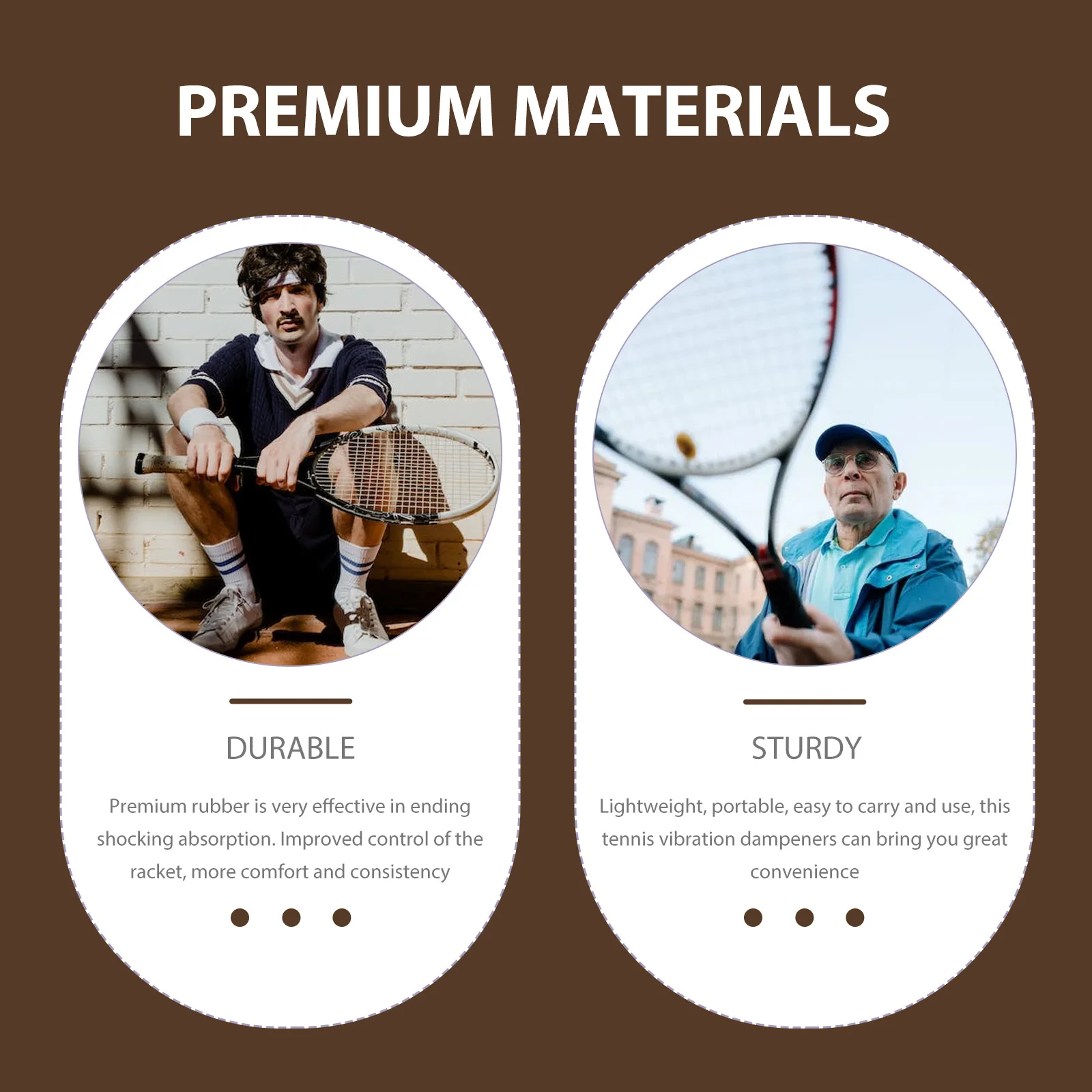 

6Pcs Tennis Racket Cute Cartoon Vibration Dampeners Rubber Shock Absorbers Professional Tennis Accessories Gift