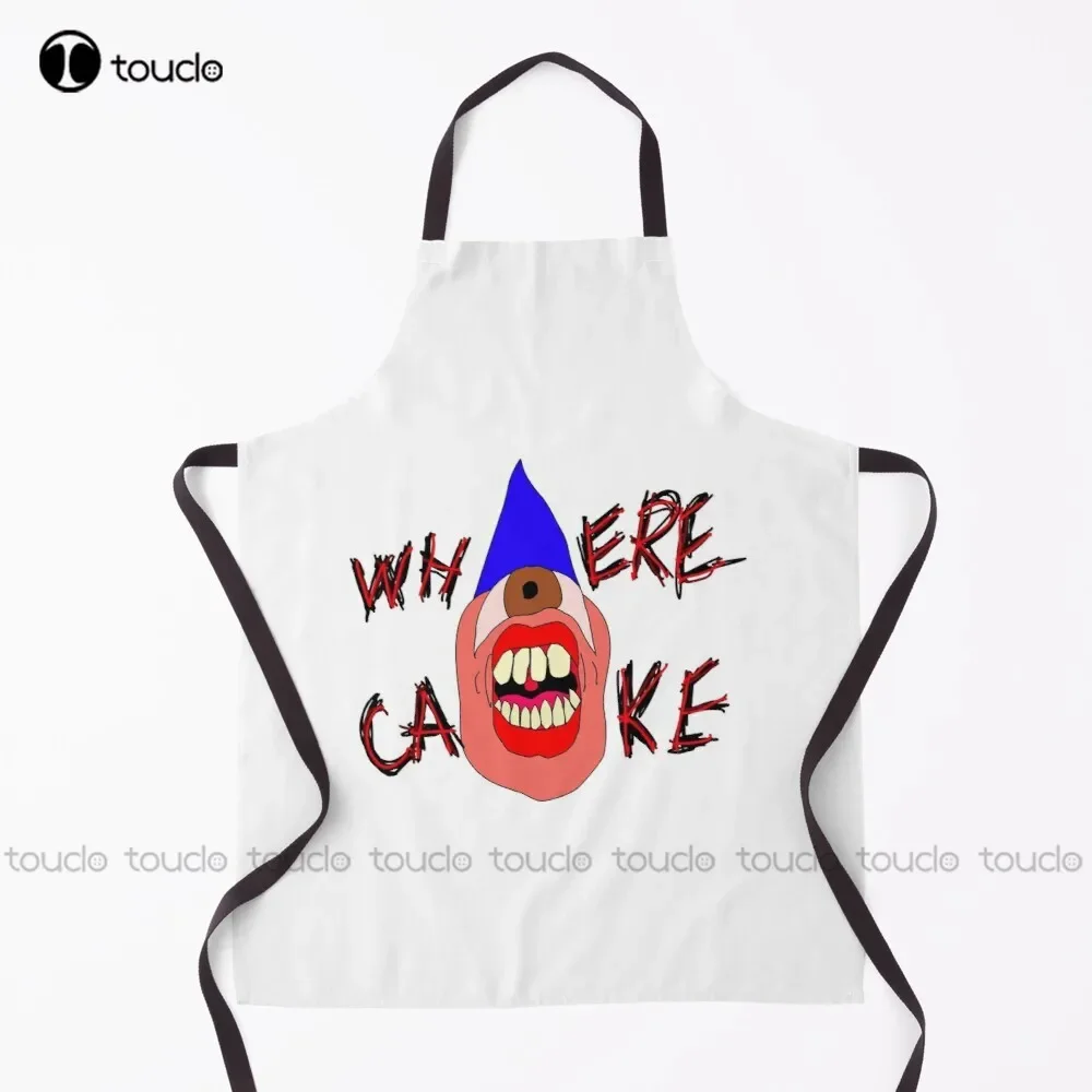 ¿Dónde la torta? Delantal Delantales Hombre para Mujeres Hombres Unisex Adulto Jardín Cocina Delantal de limpieza del hogar