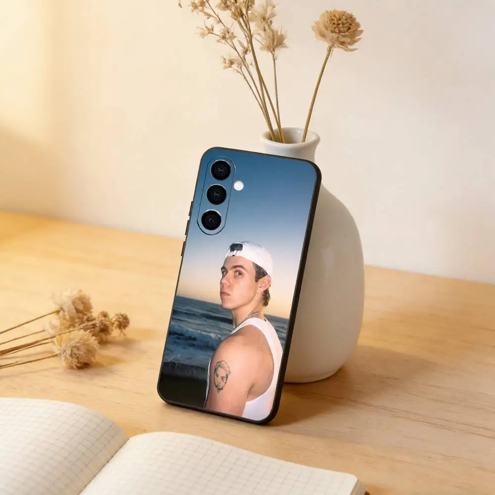 Singer The Kid L-Laroi Phone Case For Samsung Galaxy A73,A72,A71,A70,A53,A52,A51,Others Soft Black Cover
