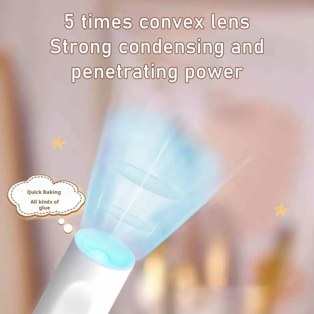 Practical Mini Nail Dryer UV Led Lamp for Fast Gel Nail Drying Professional Handheld Manicure Light Machine Nail Art Tools