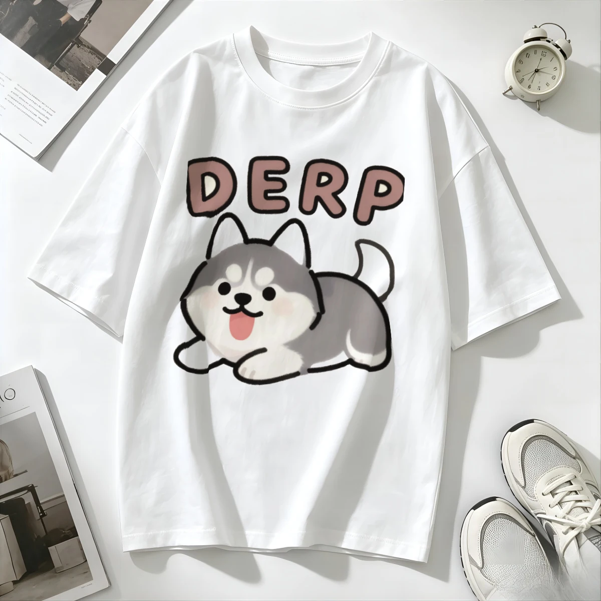 Art Craft Letter T - T Shirts Woman Cotton Polyester Fleece