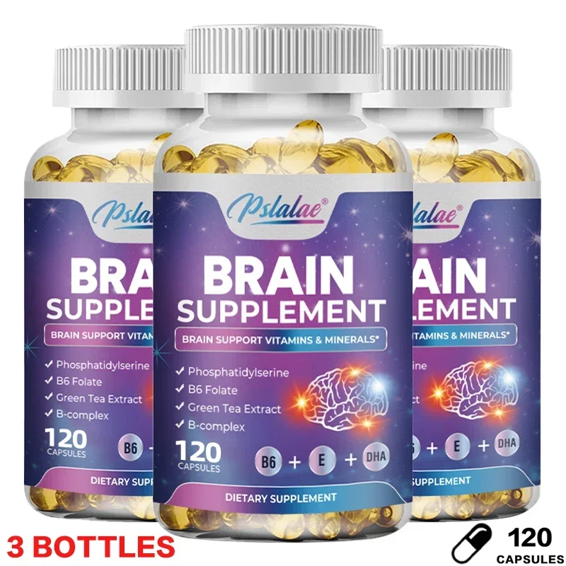 Brain Supplement - Contains B Vitamins To Support Brain Health, Improve Cognitive Function, and Enhance Memory and Concentration