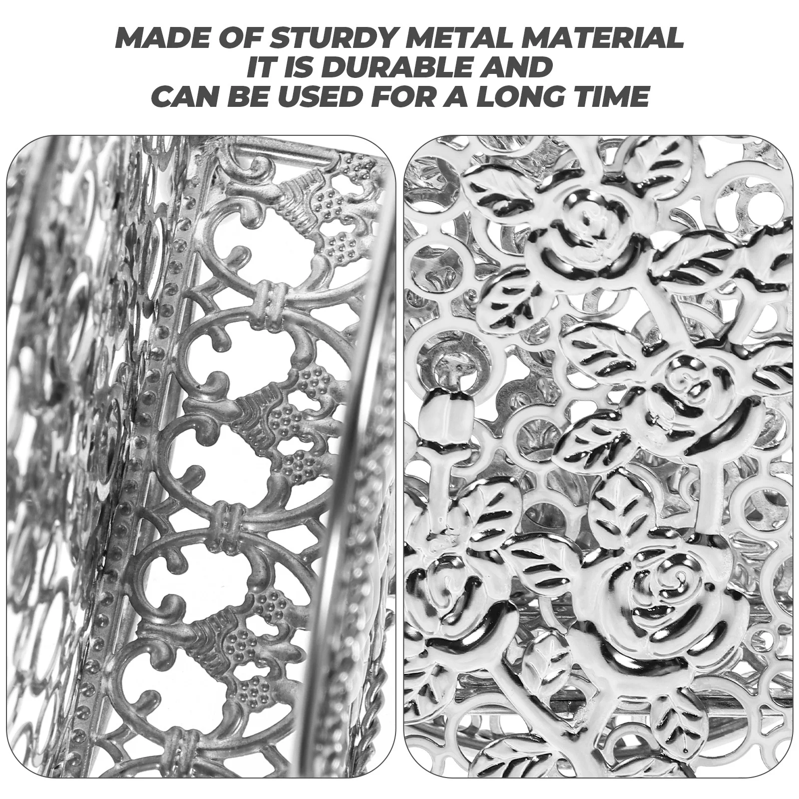 

Retro Napkin Holder Metal Tissue Stand Hollow-Out Design Vertical Table Napkin Rack for Home Restaurant Hotel Decorative Desktop