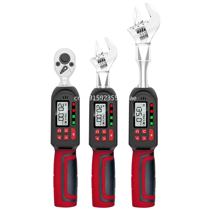 Digital Torque Gauge Wrench Preset Torque Torque Ratchet Movable Head Adjustable High Precision Tester Air Conditioning In Stock