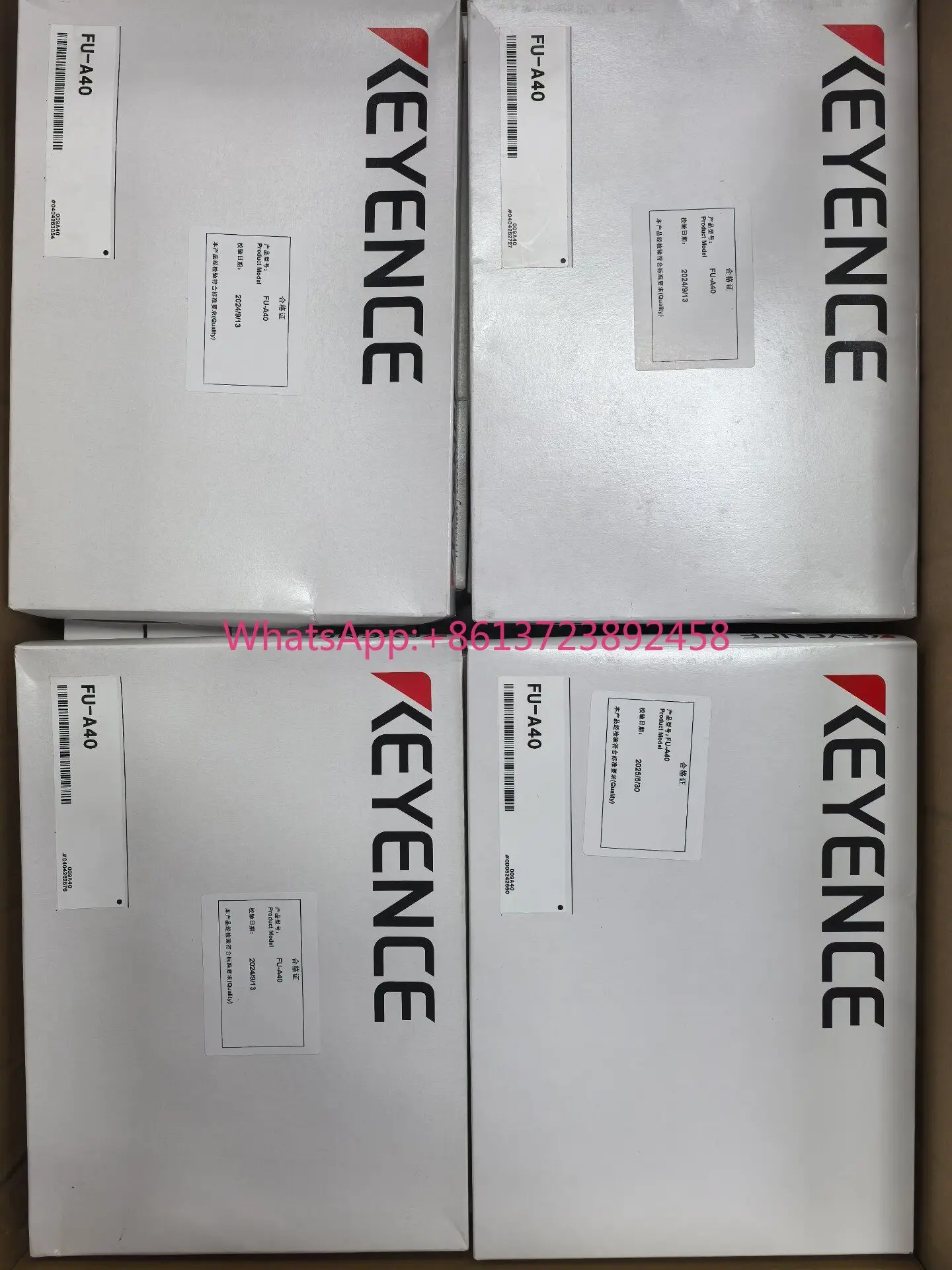 KEYENCE FU-A40 fiber optic sensor, brand new original and genuine