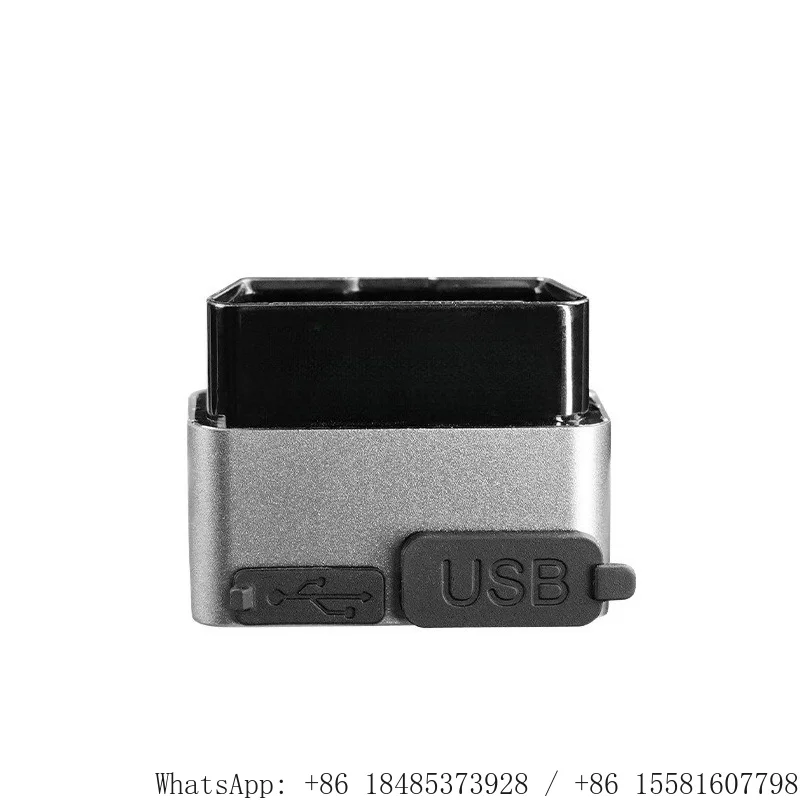 Dual Port A+C OBD Car Power Charger OBD-II Plug Fast Charging Adapter For Car Dash Cam Mobile Phone 12V Auto
