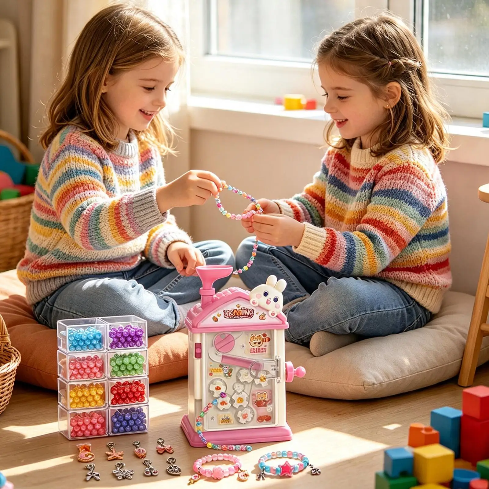 kids-diy-bracelet-making-kit-bead-jewelry-making-set-girls-craft-creative-handmade-necklace-accessories-birthday-holiday-gift