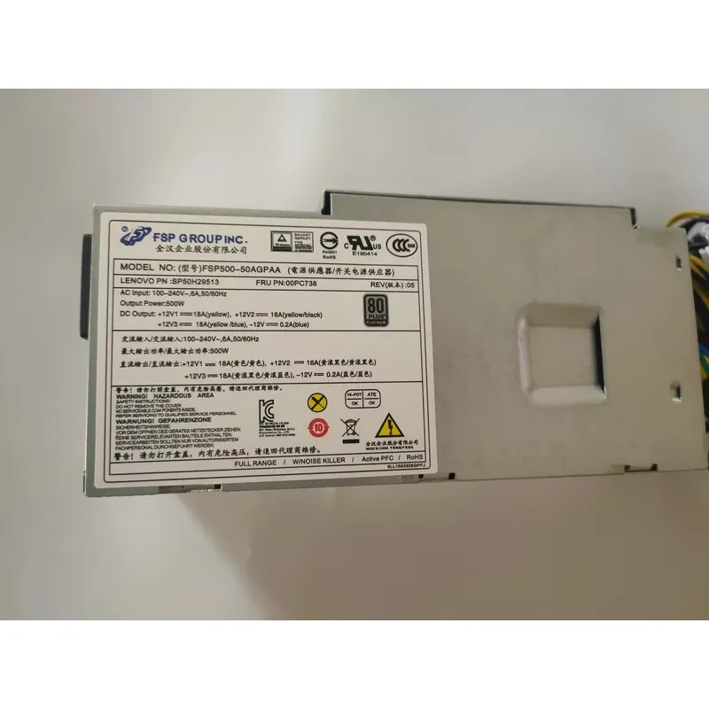 for Quanhan FSP500-20TGBAA 500W Power Supply Unit Compatible with Acer Desktop PC Replacement PSU