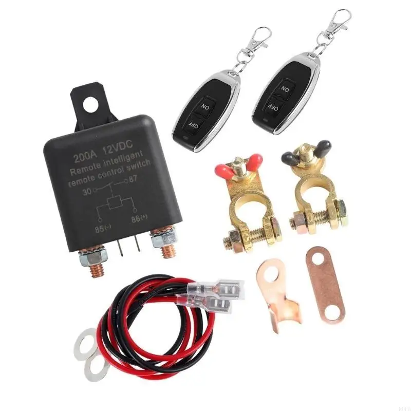 

Беспроводной аккумуляторный выключатель 12 В 24 В с дистанционным управлением подходит для автомобилей, квадроциклов, лодок с