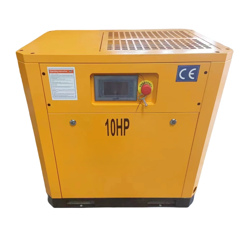 

Good price 1.1m3/min 7.5kw 10hp rotary stationary screw air compressor for industrial