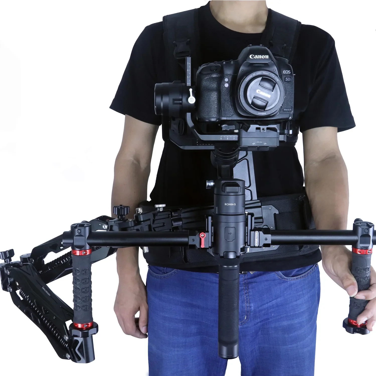 Hongtoo Gimbal Float Steadycam System Arm Vest Bracket Dual handle 14kg for DJI RS2 RSC2 RS3 RS3 Pro Handheld stabilizer Hontoo