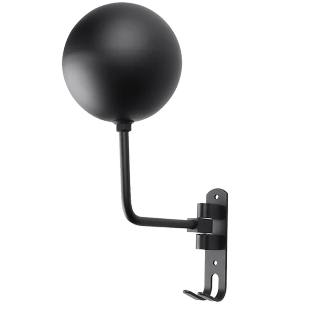 Wall Mounted 180° Rotatable Helmet Holder Rack Aluminum Stainless Steel Hanger For Motorcycle Bicycle Helmet Gear Storage