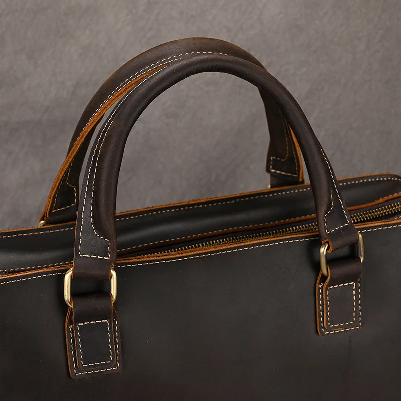 Valigette da uomo per il tempo libero Laptop Pendolarismo Imballaggio Cubo Valigette da viaggio Borsa Borse in pelle Maletín MHGWB