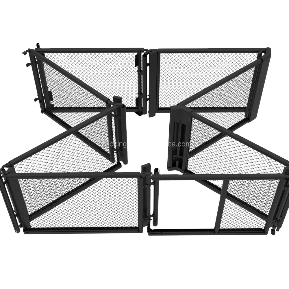 Mobile Octogon Foldable MMA Cage 4m 5m 6m Gym Fight Floor For Gym Use And Fight